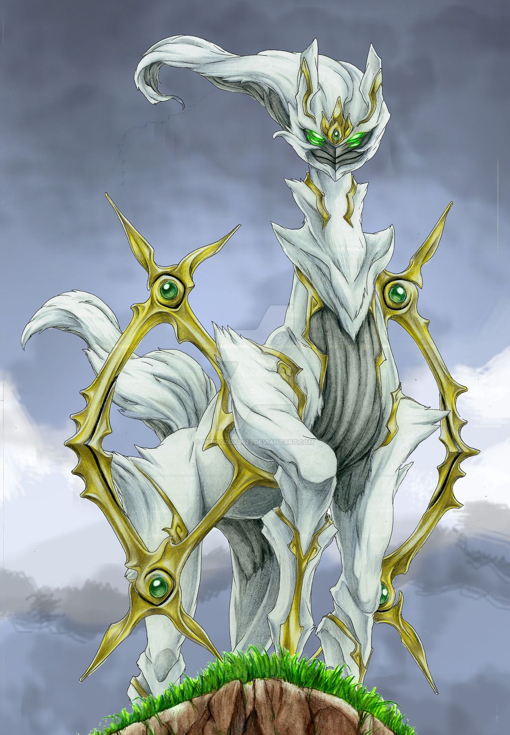 Arceus: The Alpha Pokemon by pedrozox2093 Solgaleo Pokemon, Pokemon ...