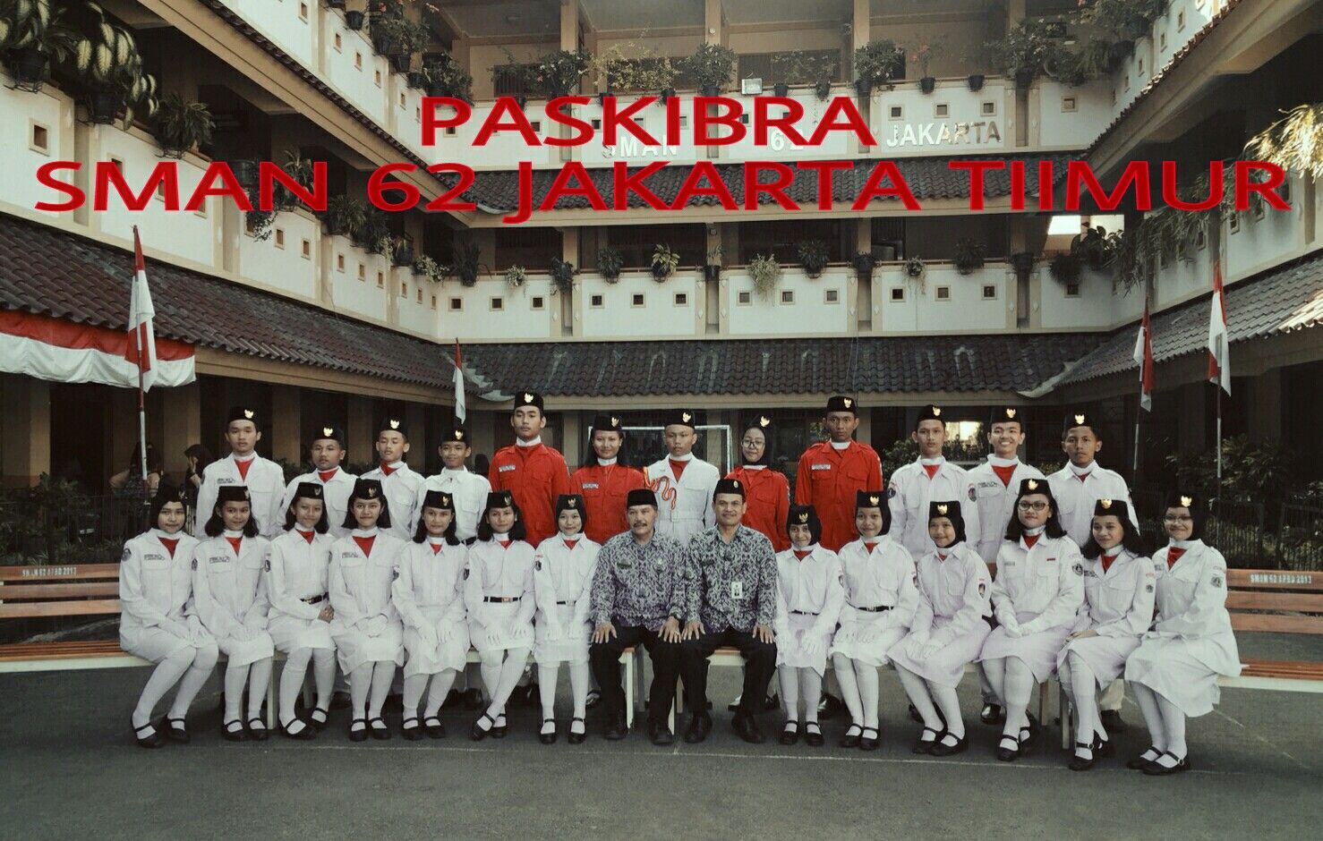 Team Paskibra Sman 62 Jakarta Timur Four Square Photographer