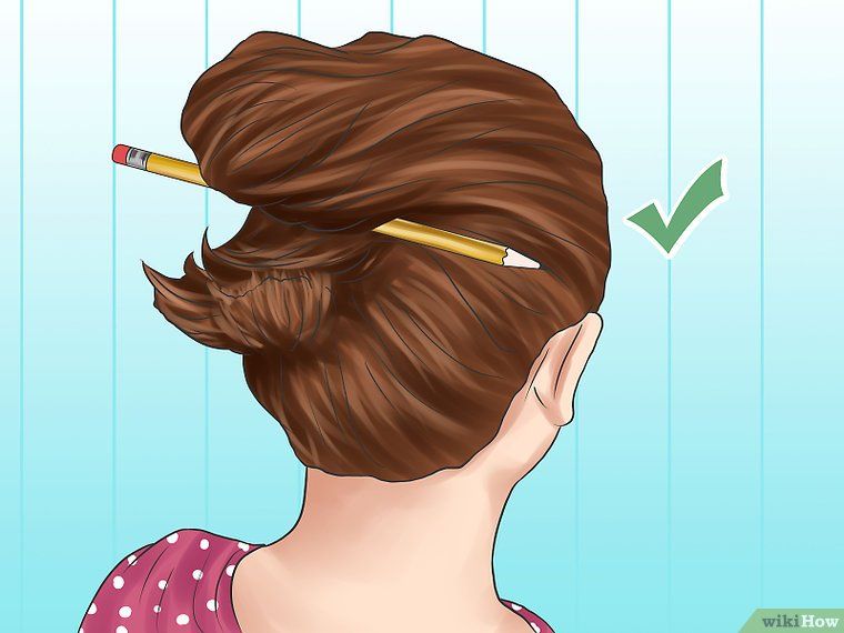 4 Ways to Put Your Hair up With a Pencil Up hairstyles