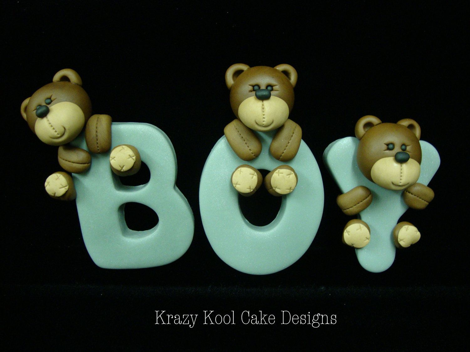 Teddy Bear Cake Topper. $65.00, via Etsy. Baby Shower Oso, Baby Shower ...