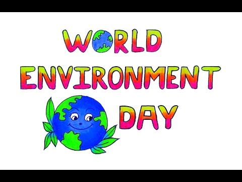 WORLD ENVIRONMENT DAY DRAWING OF LETTERING |WORLD ENVIRONMENT DAY ...