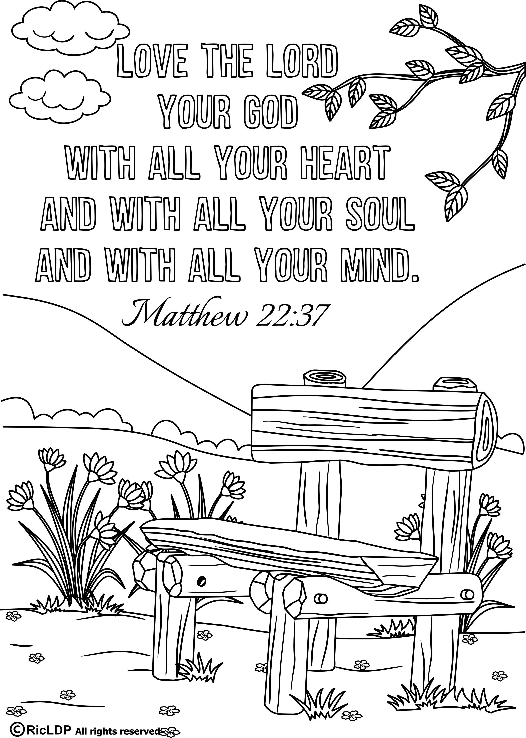 Free Printable Bible Coloring Pages Pdf