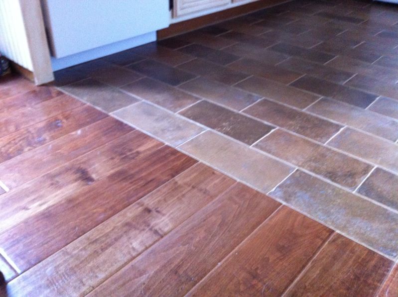 Transition wood to tile floor Flooring, Flooring transition, Tile to