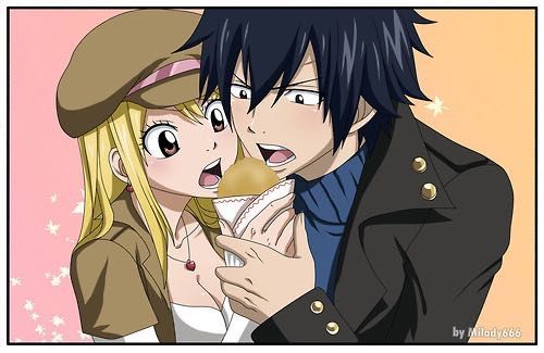 Fairy Tail Lucy And Gray Manga