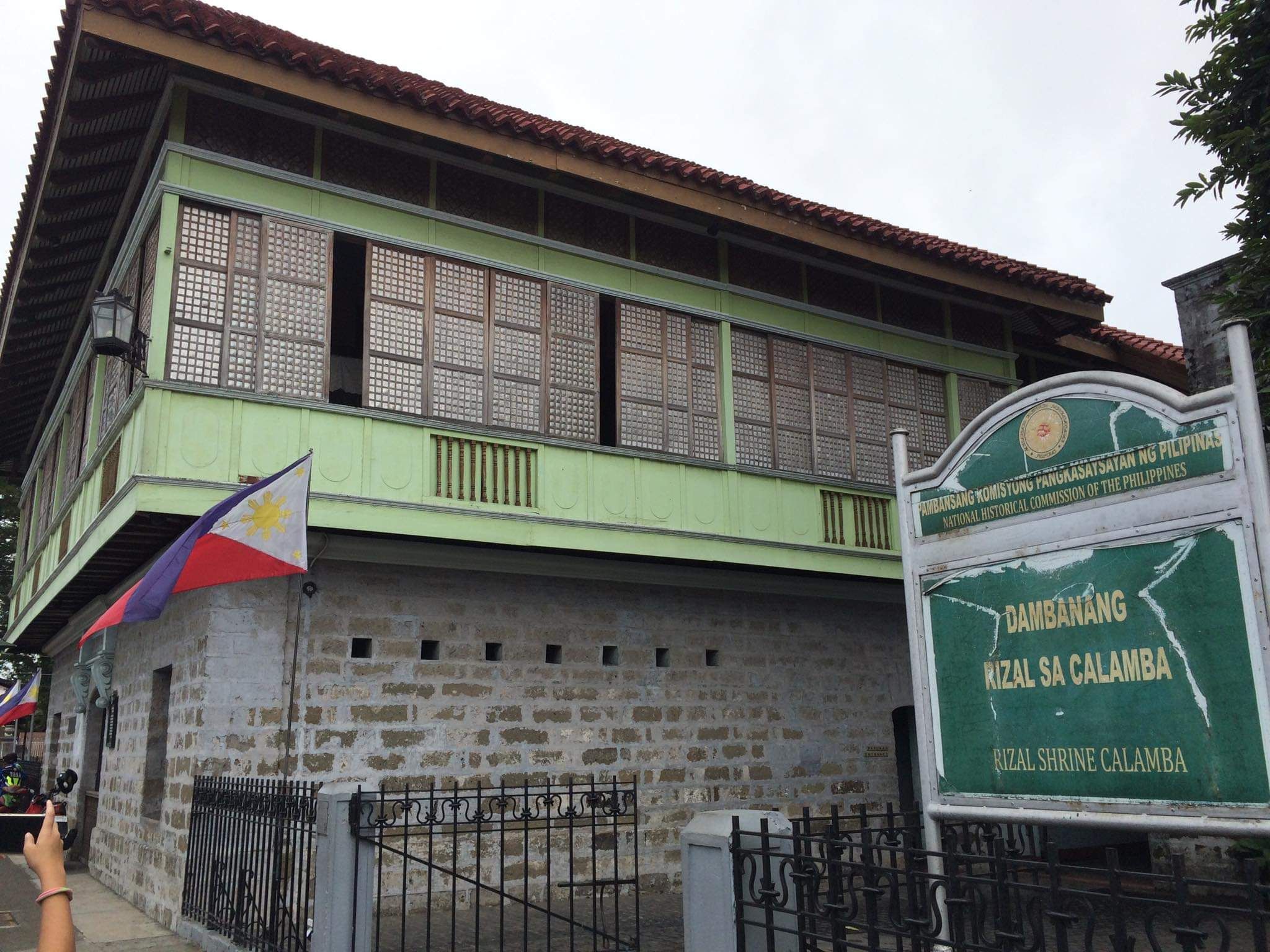 Bahay Rizal/Rizal Shrine is a two-storey stone and hardwood structure ...