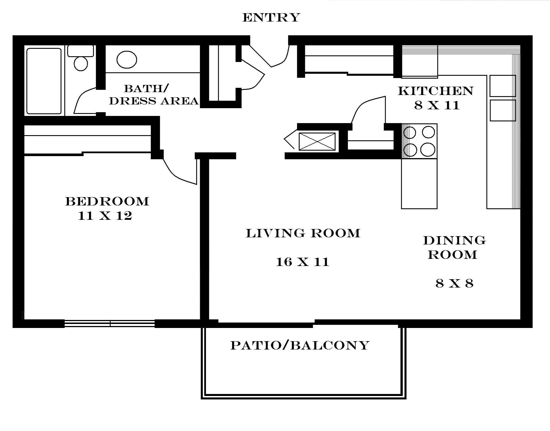 700 Square Feet House Plan – Ideas For Creative Small Home Design ...