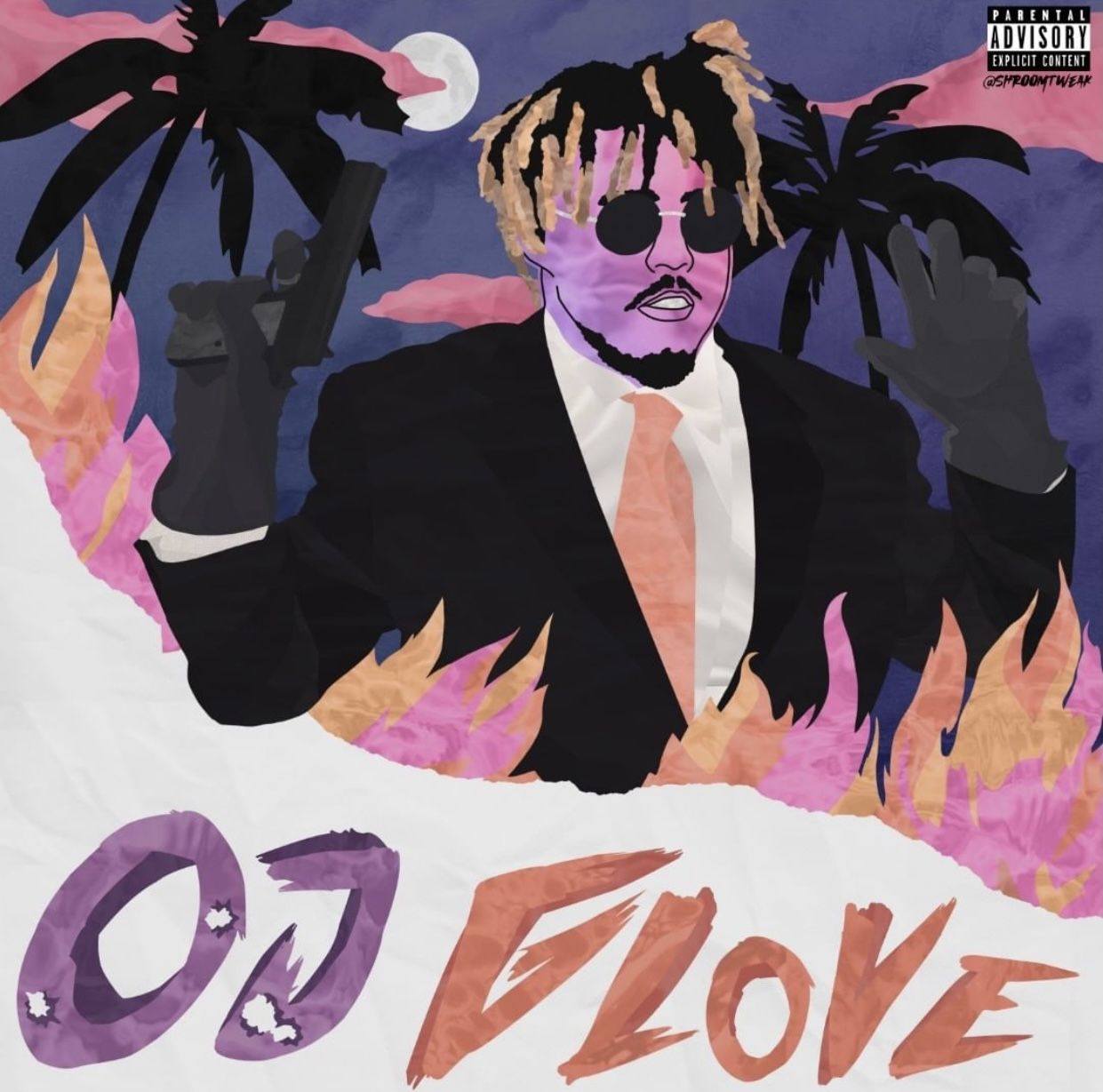 Juice Wrld Drawing Album Cover