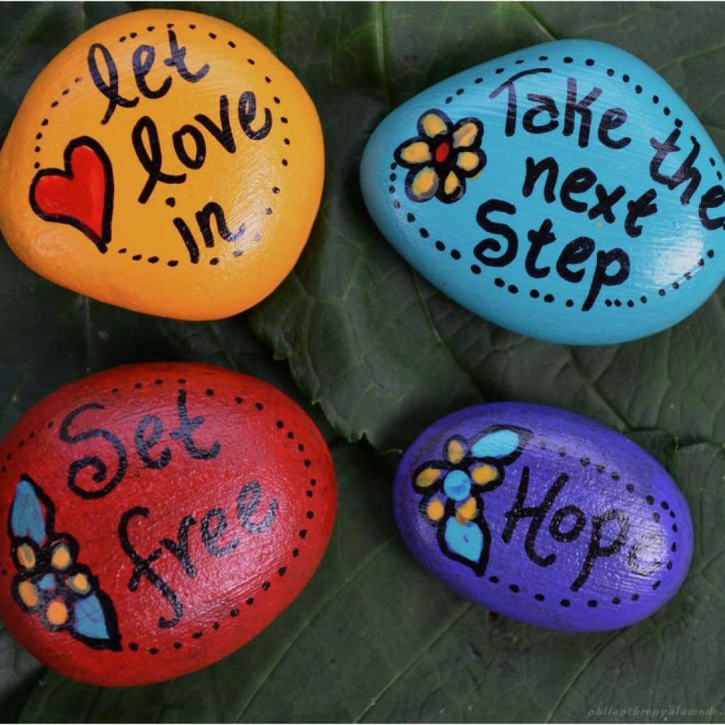 100+ Inspirational DIY of Painted Rocks Ideas - Philanthropyalamode.com ...