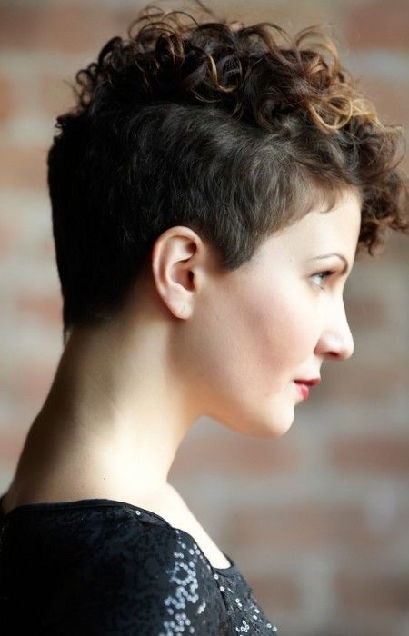 short pixie haircuts for curly hair