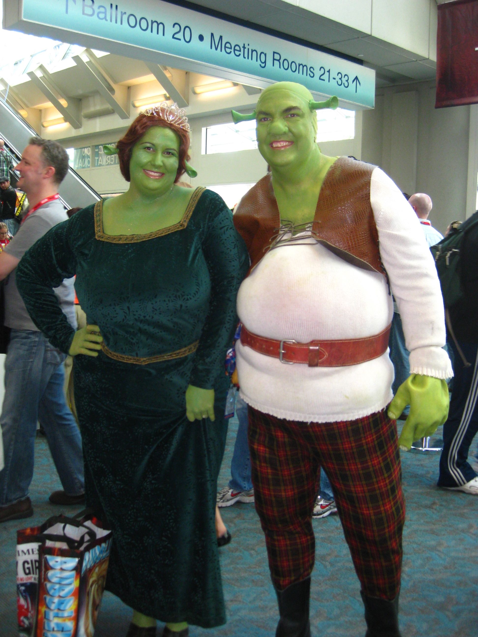 Cosplay de Shrek & Princess Fiona. Bravo! U':-r Shrek, Plus Size ...