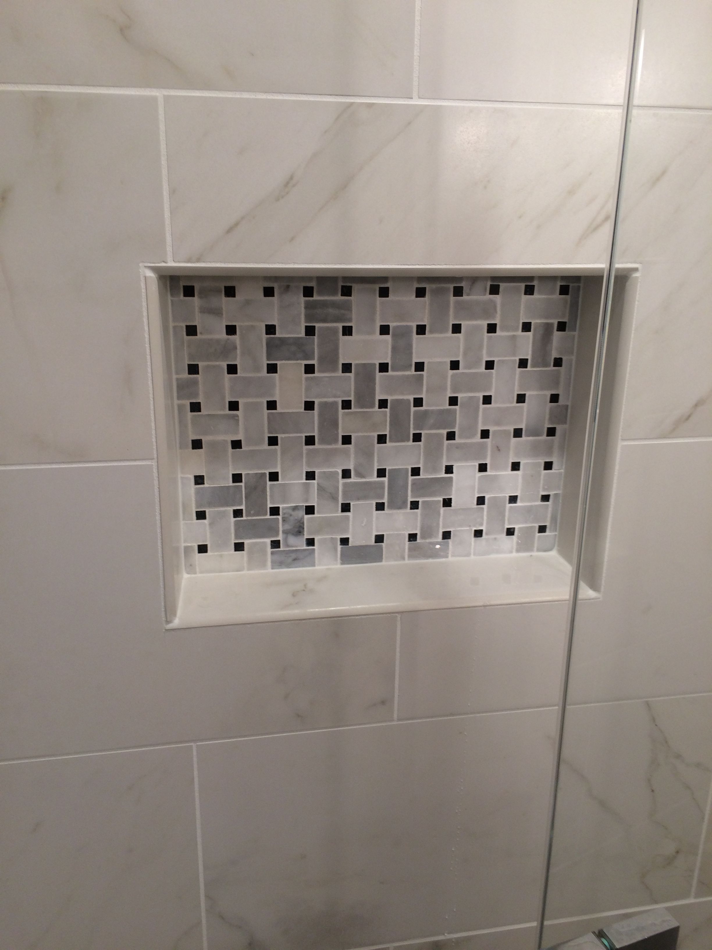 Sure Fix Remodeling Of Easton PA 18045 Basket Weave Tile Gray