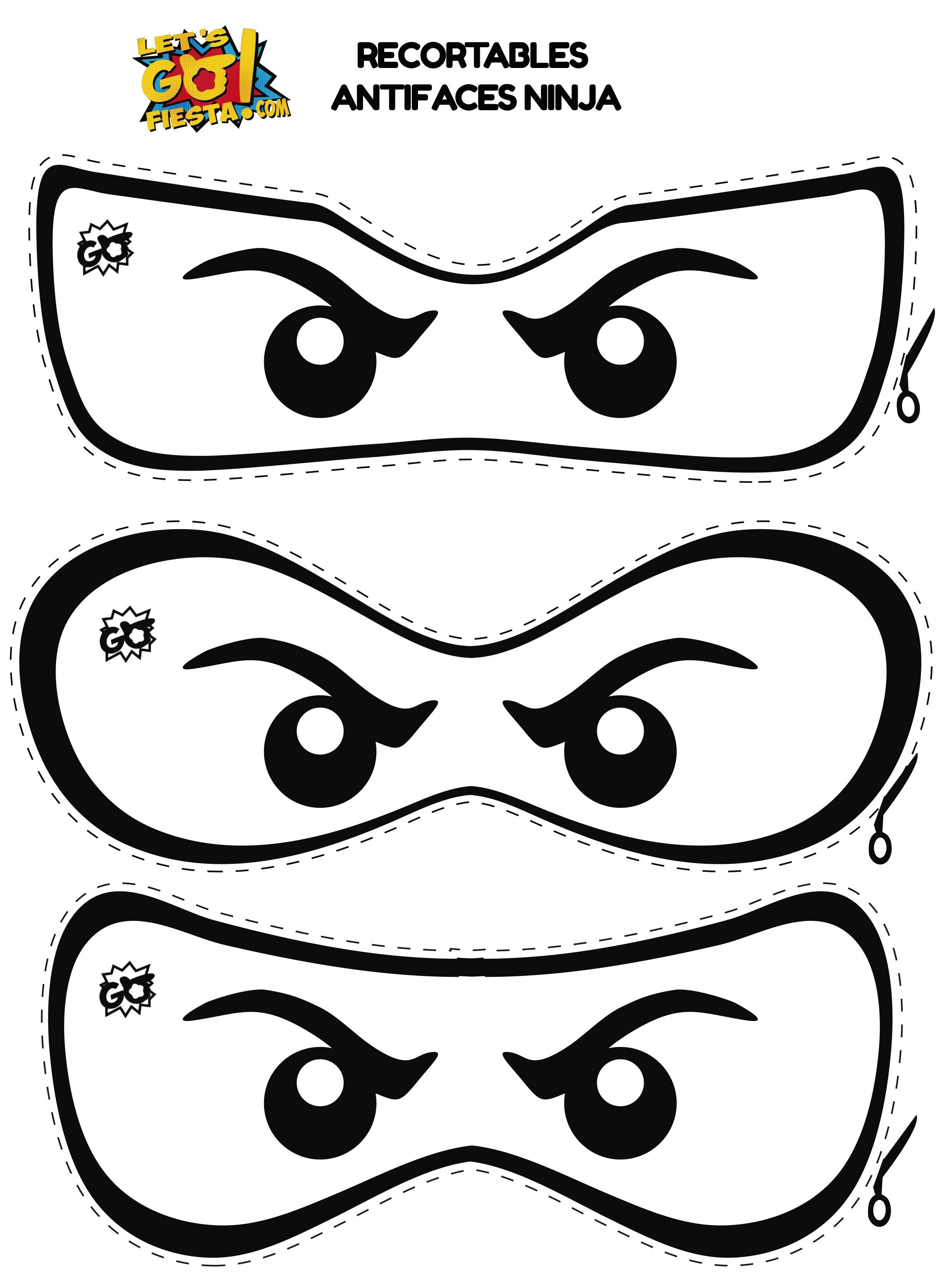 Lego Ninjago Face Template