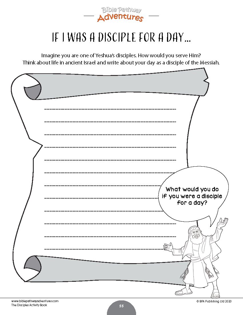 Free Printable 12 Disciples Worksheet