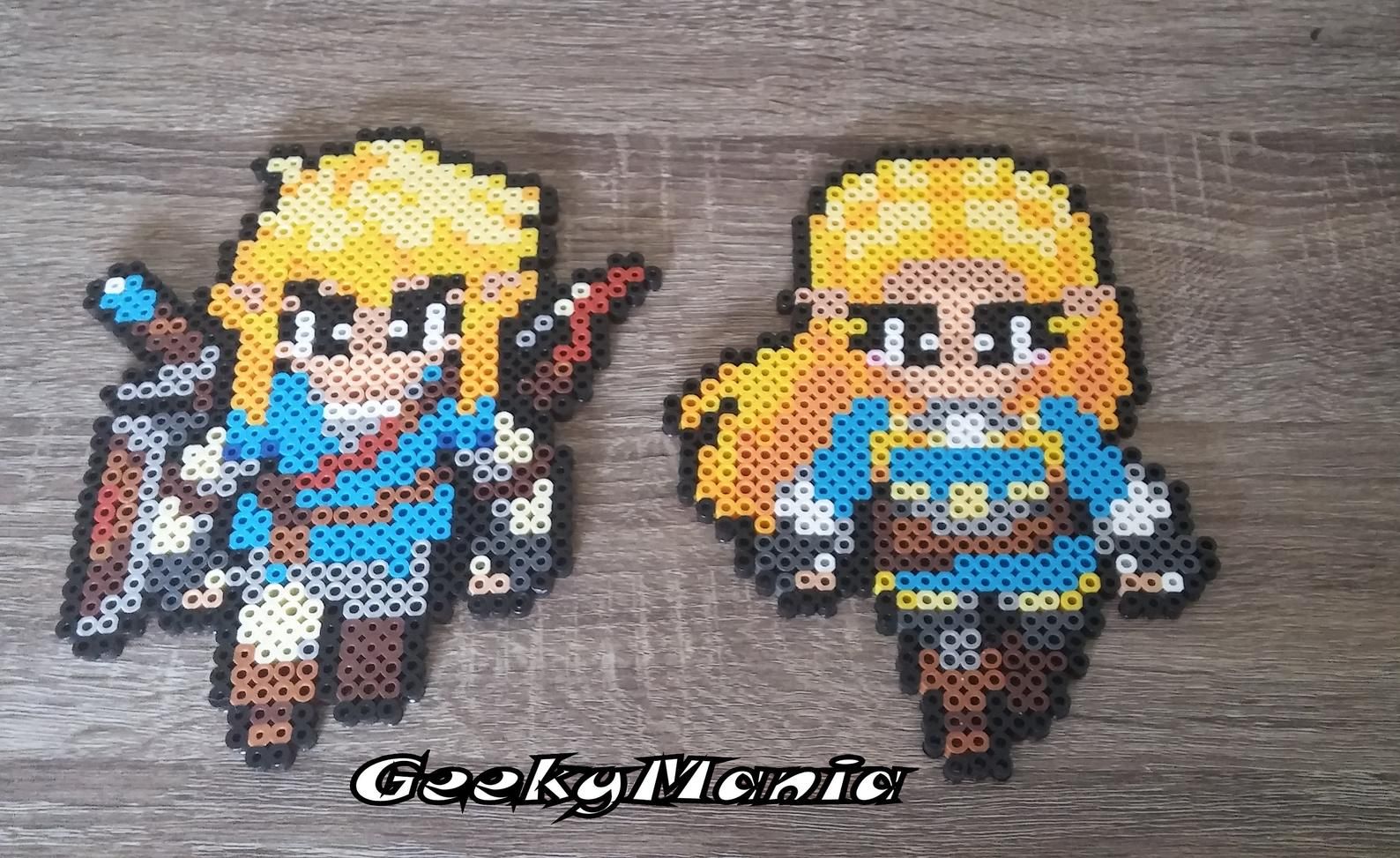 Zelda Breath of the Wild Link & Zelda Sprites Perler Beads | Etsy ...