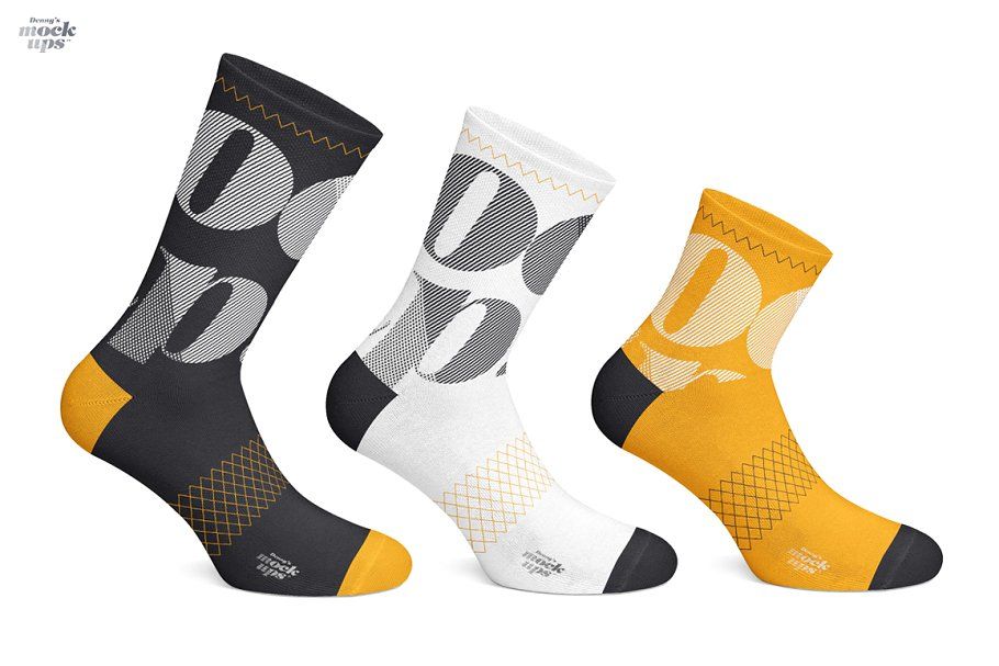 Download Cycling Socks 3 Types Mockup Cycling Socks Mockup Psd Socks