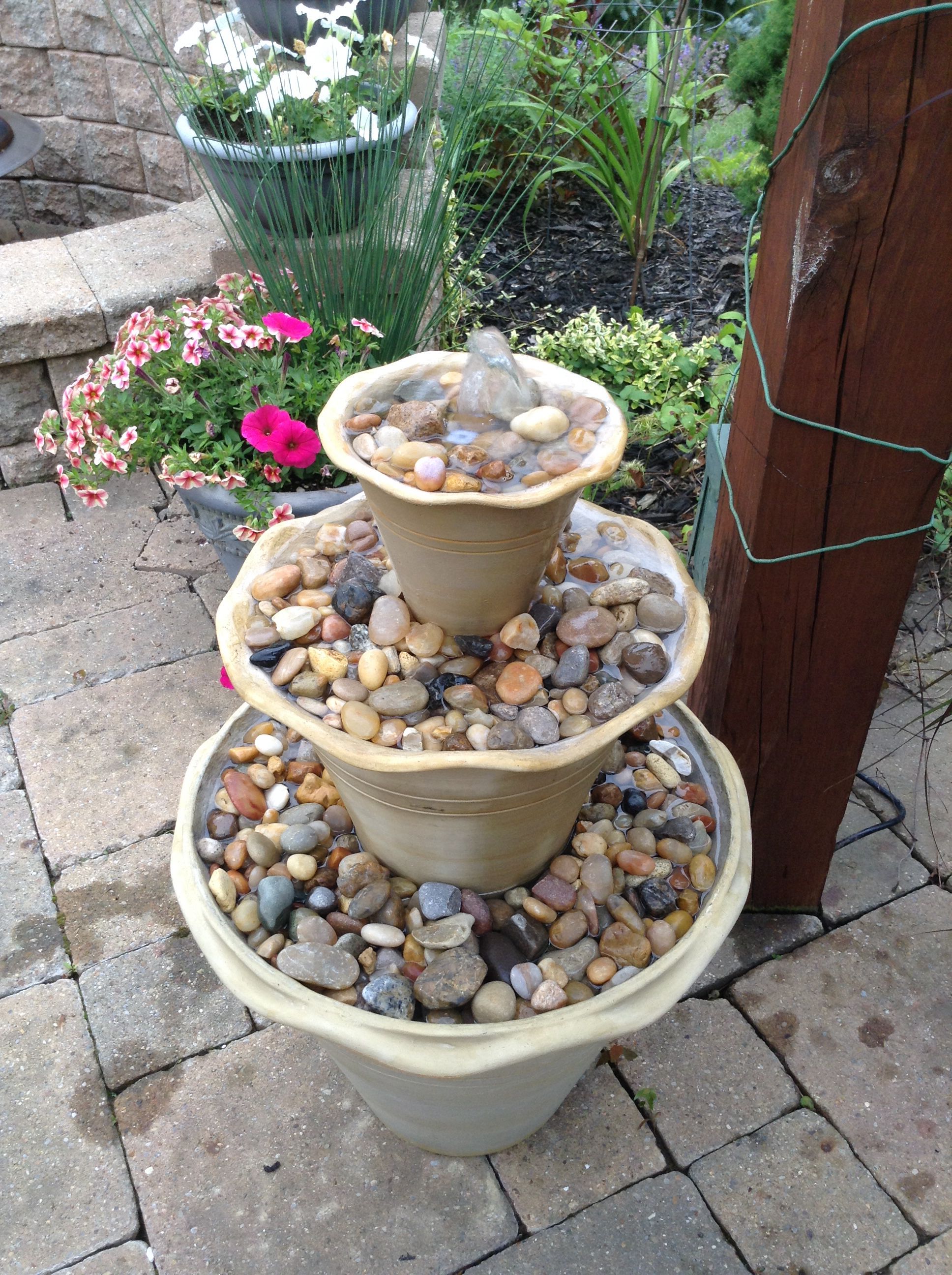 DIY Garden Fountains Easy and fun to make water fountain All you need is 1 Silicone 2 3