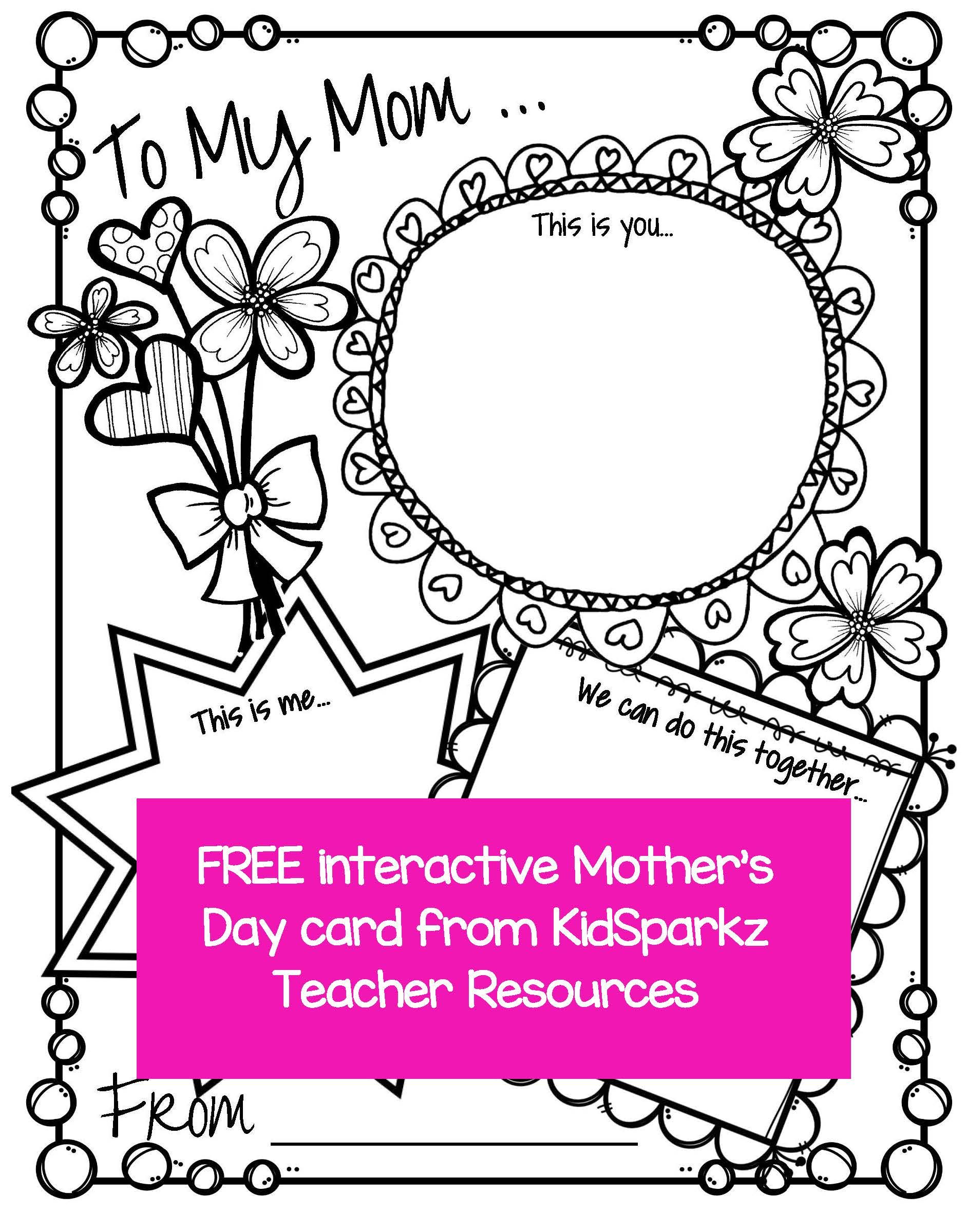 Free Printable Mother's Day Activities