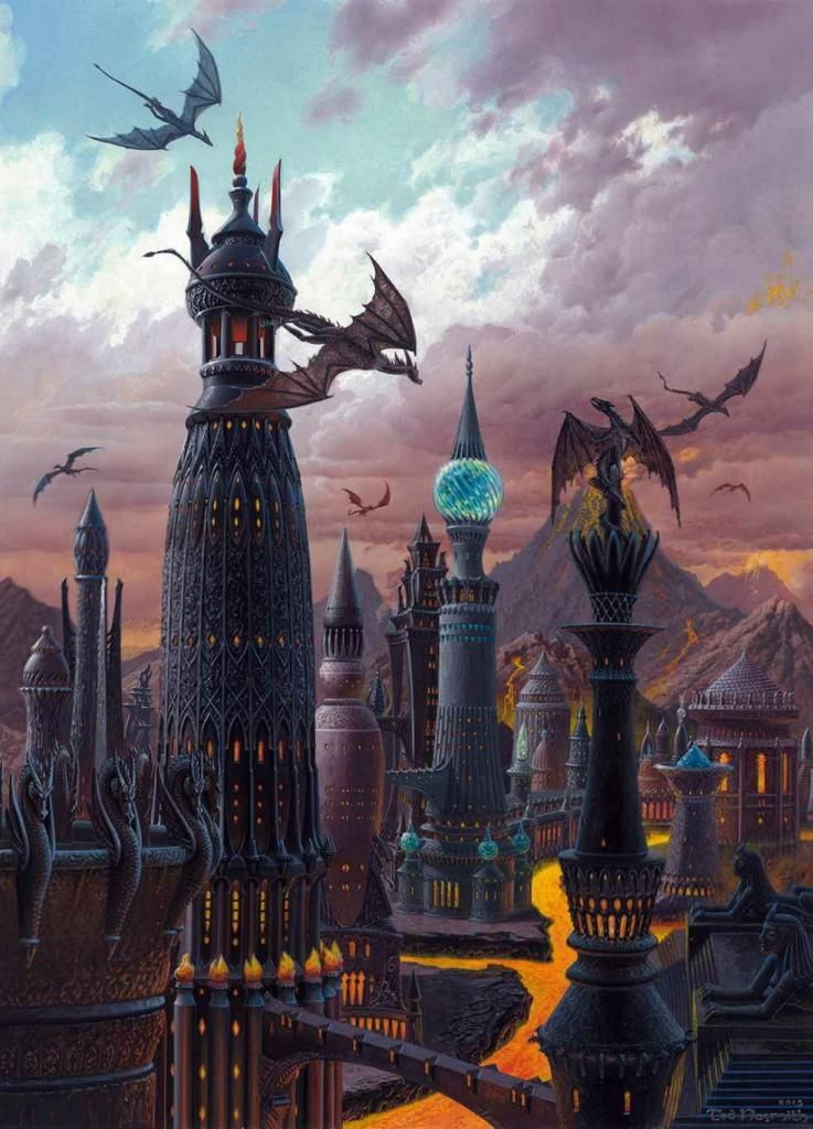 Fantasy City, Fantasy Places, High Fantasy, Fantasy World, Game Of ...