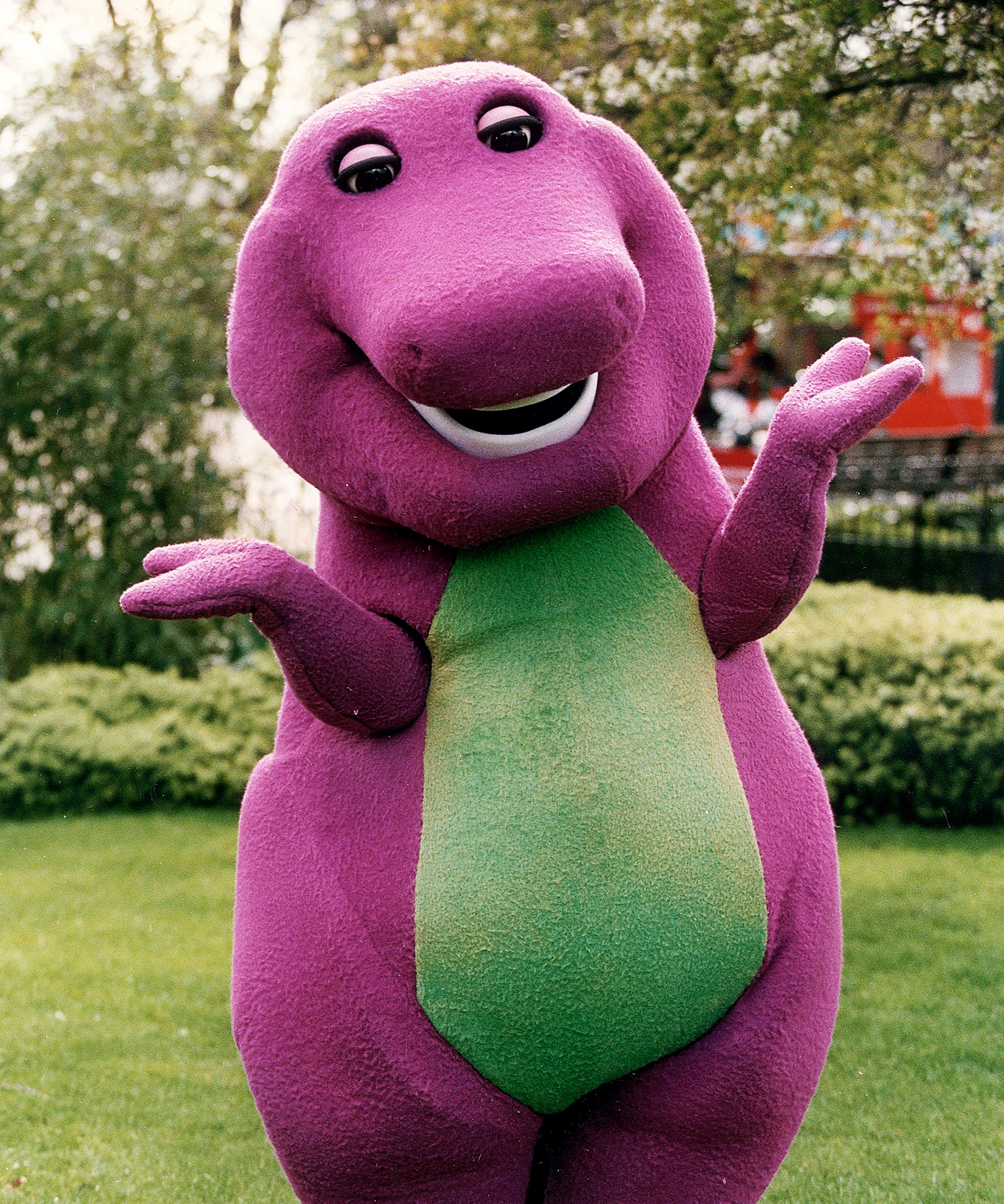 Barney costume meme - listingsdiki