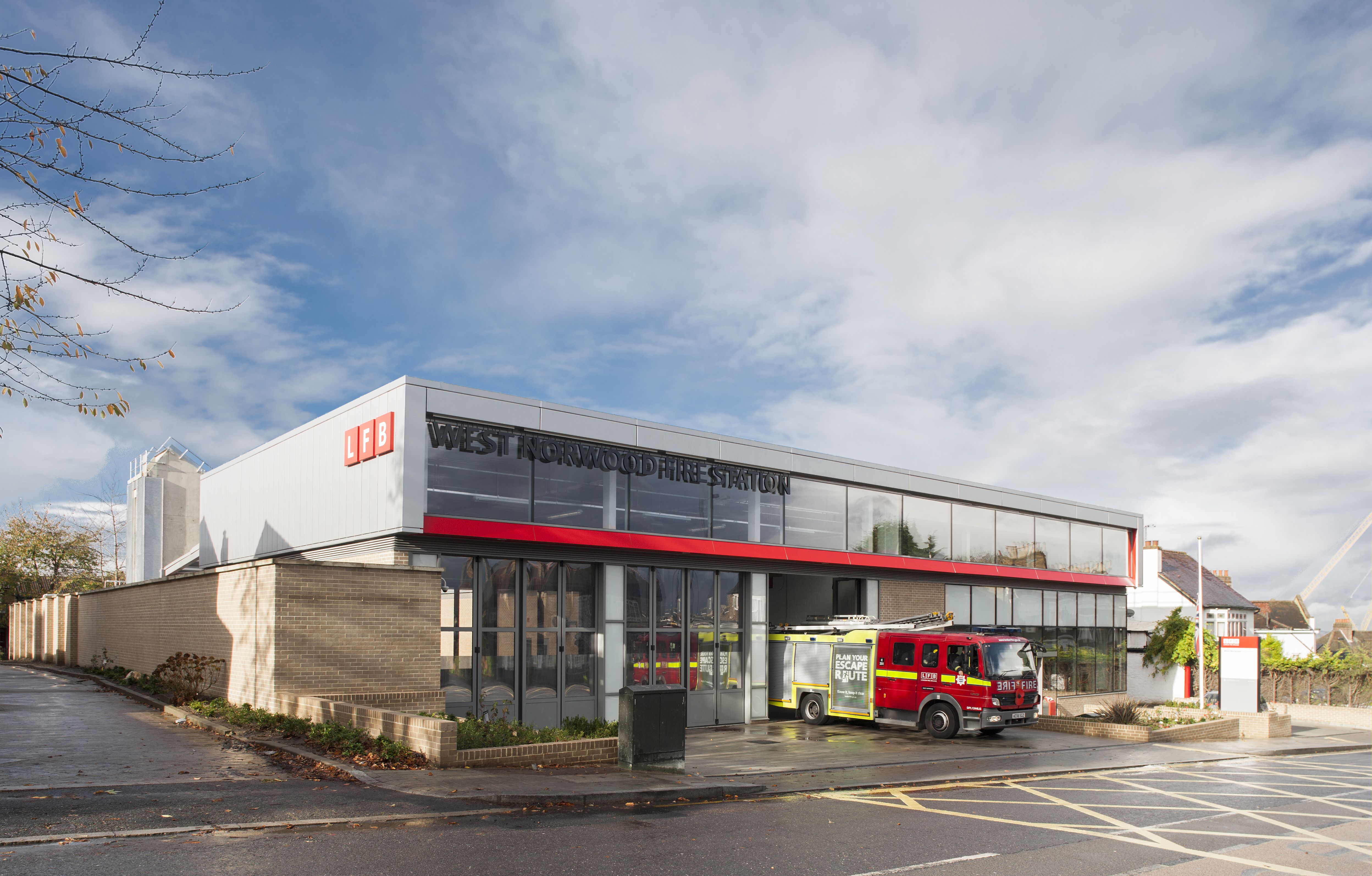 New LFB fire station in south London just opened. A new standard for ...