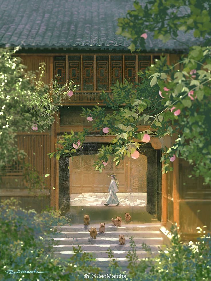 Pin by Du yan on 古风场景 in 2024 | Anime art beautiful, Chinese art ...