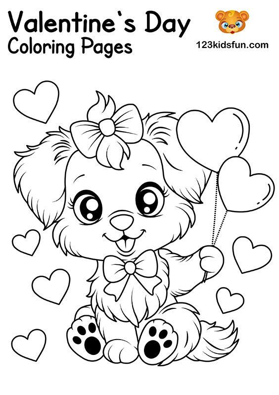 Free printable valentine s day coloring pages and valentine s day cards ...