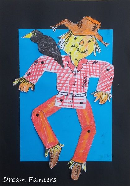 Dream Painters: Articulated Scarecrows ... Scarecrow Crafts, Fall ...