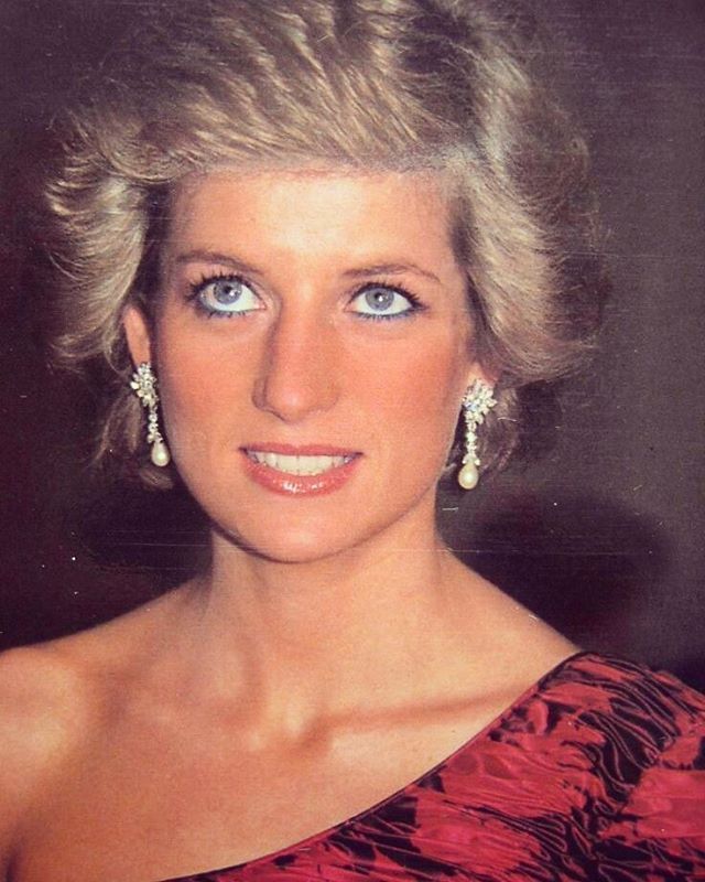 10 November 1988: Princess Diana at a dinner banquet hosted in the ...