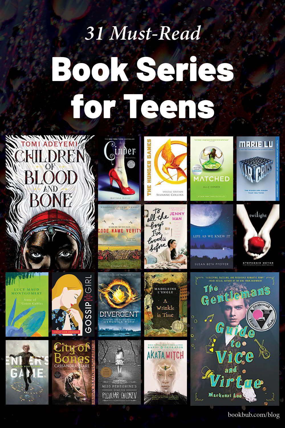 31 of the Best Book Series for Teens Books, Books to read in your