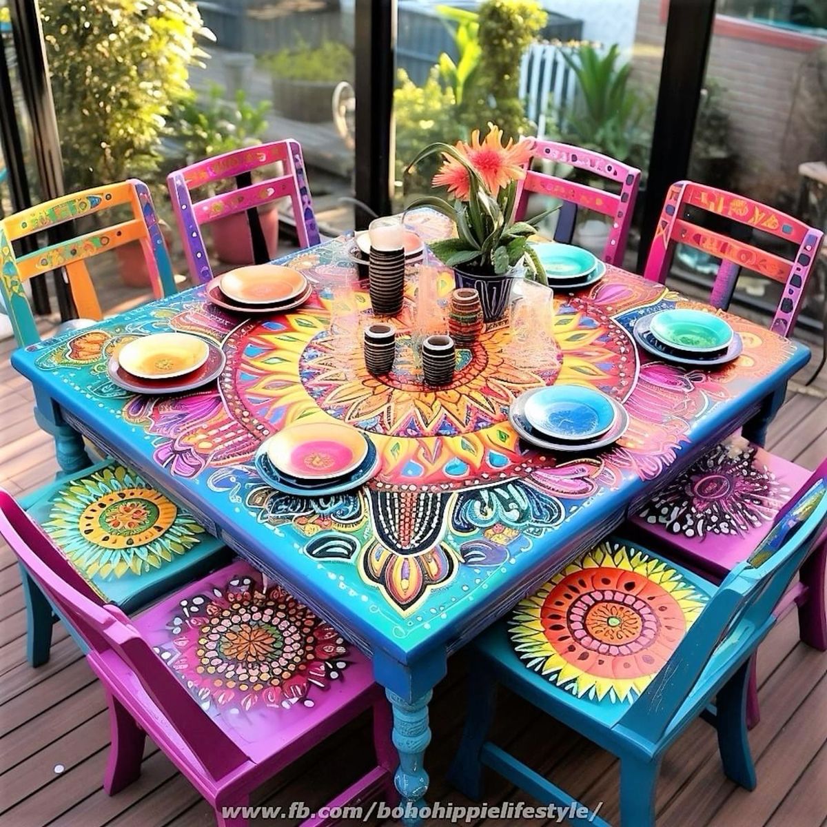 Pin by Vicki Calicutt on outside in 2024 | Whimsical painted furniture ...