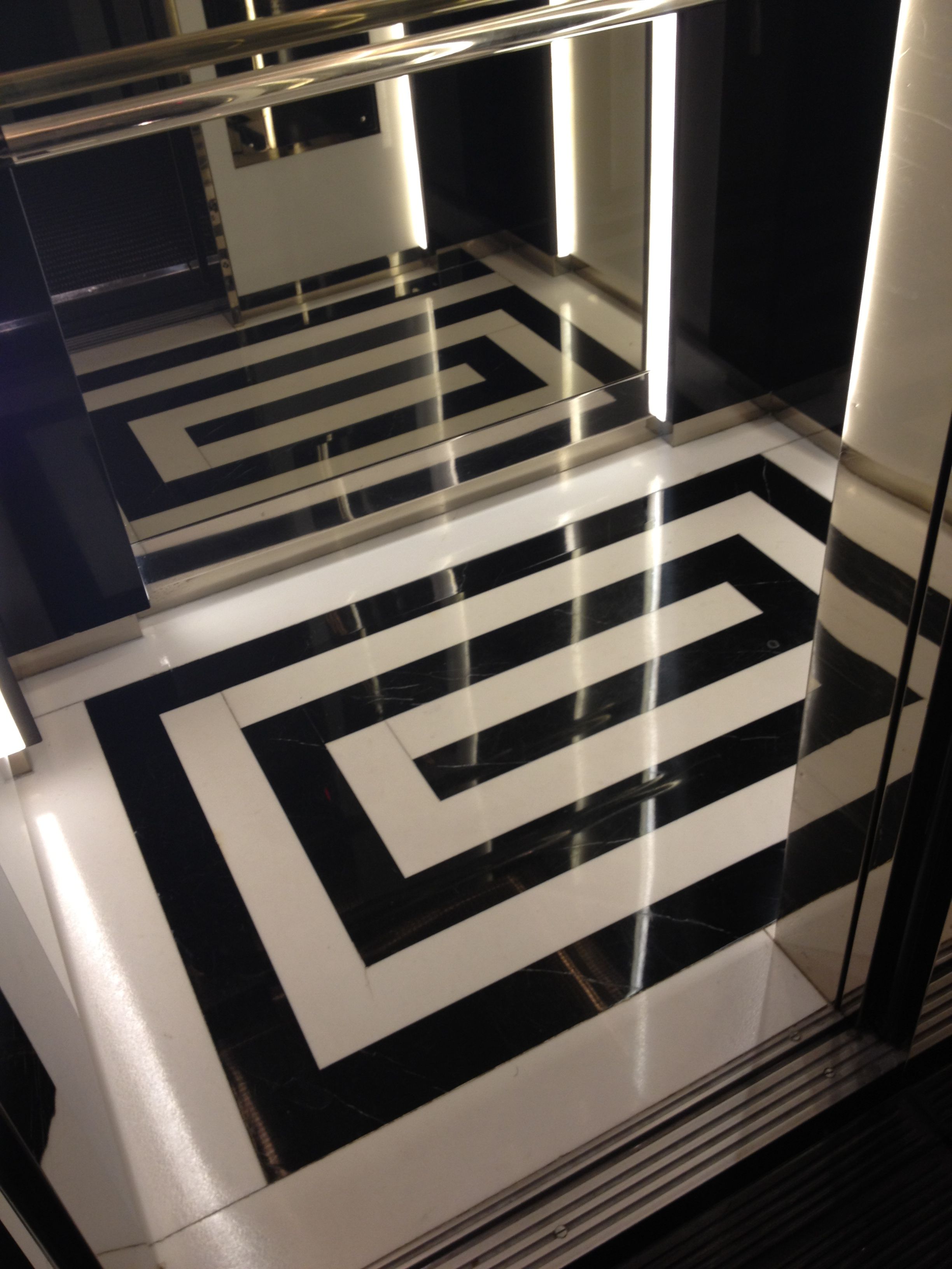 Elevator floor | Elevator design, Double doors exterior, Flooring