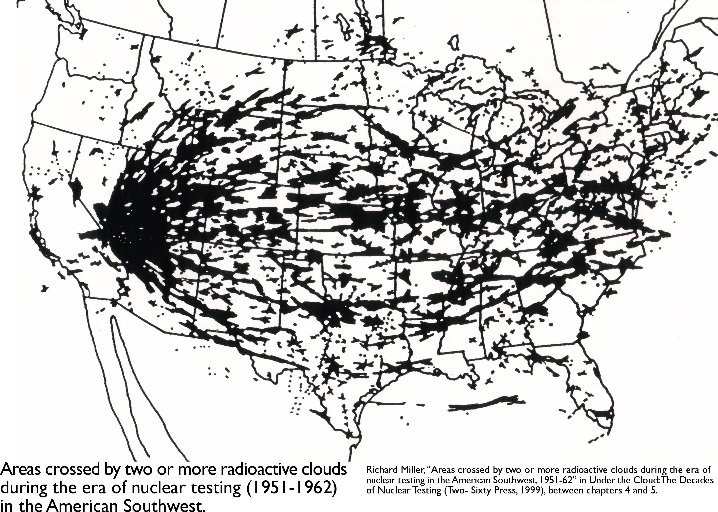 Mapping Radioactive Fallout in the United States | Map, Cartography ...