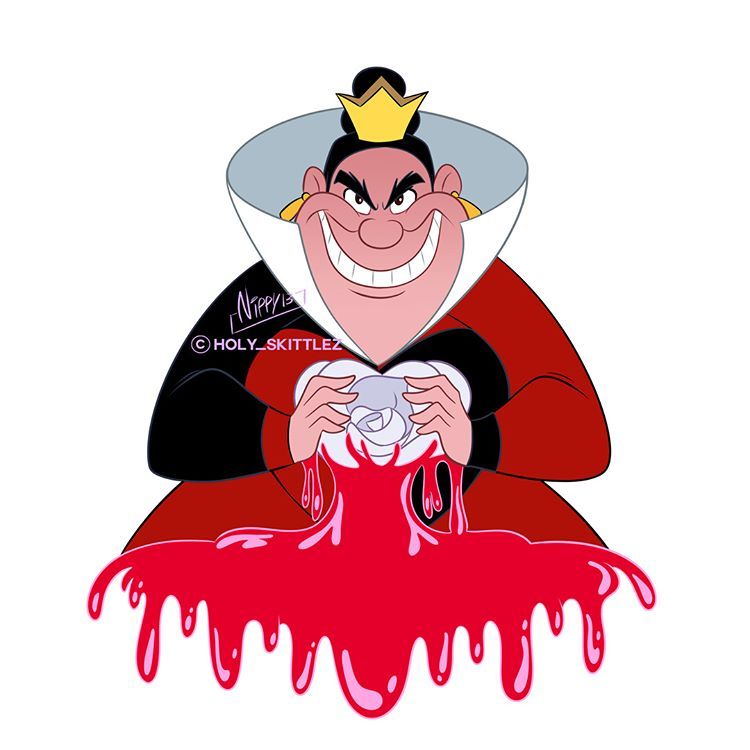 Nippy13 On Instagram Queen Of Hearts For Holy Skittlez Queen Pin Hearts Alice Wonderland Disney Anim Disney Artists Disney Queens Mad Hatter Costumes