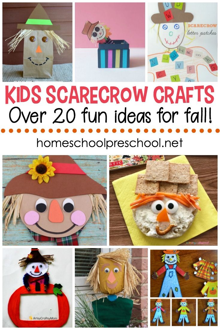 Decorate your preschool room with one or more of these kids scarecrow ...