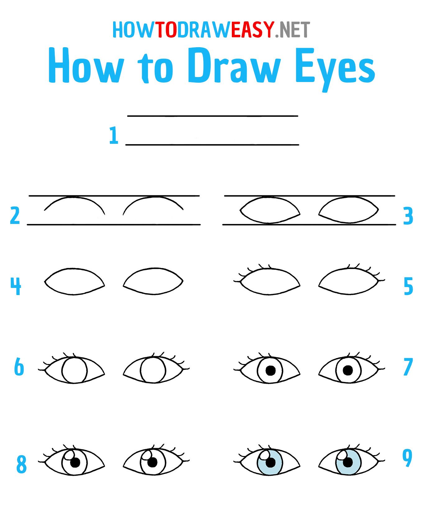 Step By Step Eye Drawing For Beginners ~ 1001+ Ideas On How To Draw ...