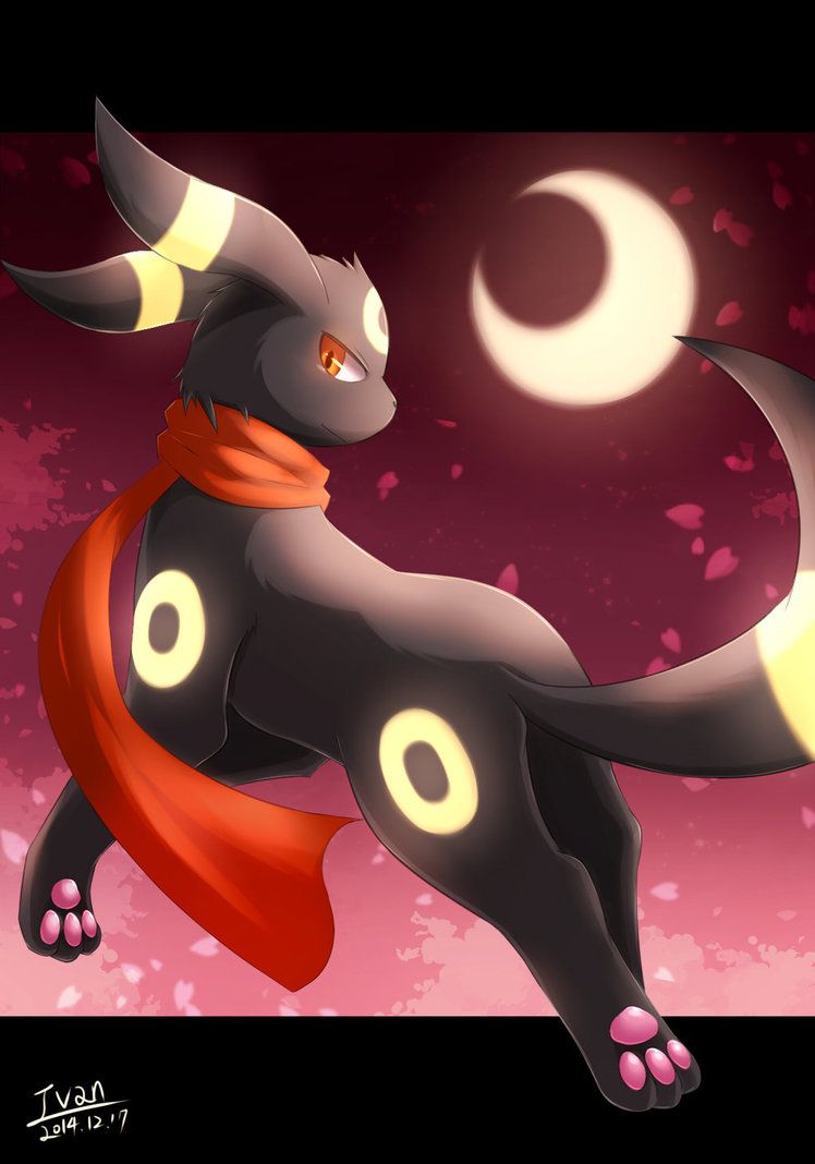 Umbreon. The scarf really makes me think of the cat from Ghost Trick ...