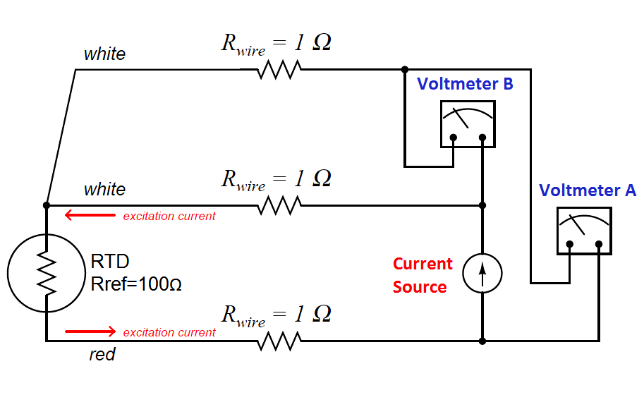 Pt100 3 Wire Connection Diagram