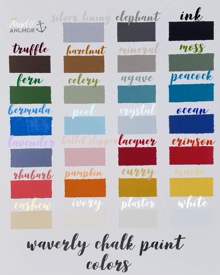 A Guide To Waverly Chalk Paint Colors - Paint Colors