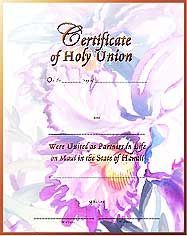 Hawaiian Wedding Certificates by Linda Johnston, Molokai Art Gallery ...