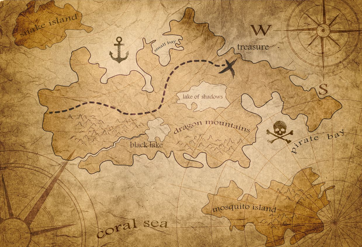 Pirate Treasure Map Fantasy Art Pirate Treasure Maps - vrogue.co