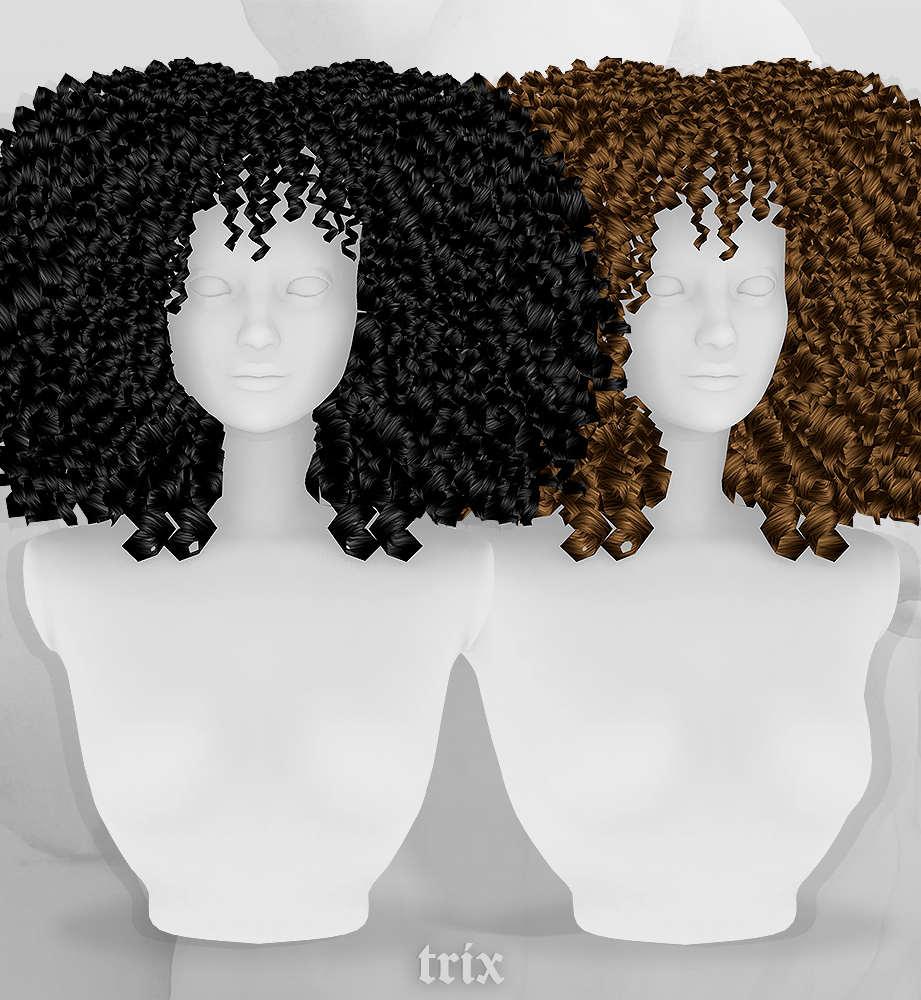 Sims 4 child hair curly black hair cc - retsmarts