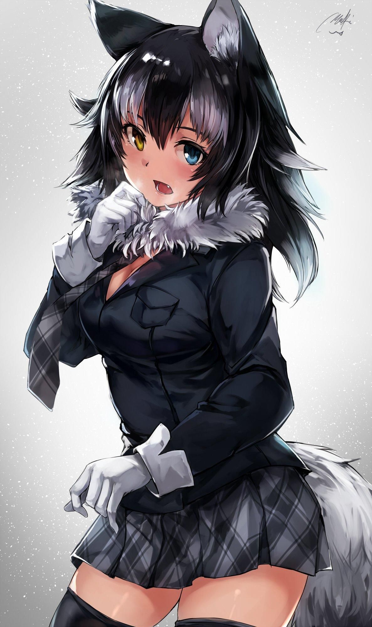 Anime Half Wolf Girl