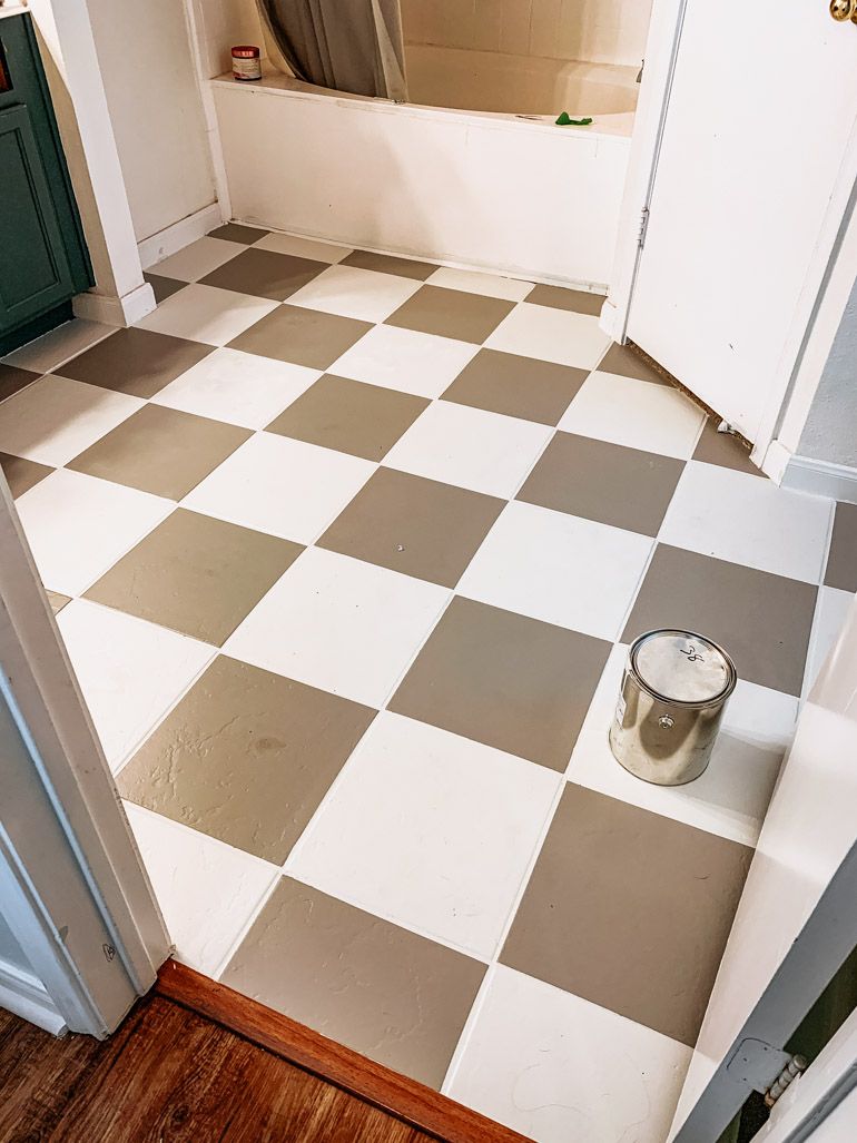 Did you know you can PAINT tile floor that you don't like! Learn all about this specia