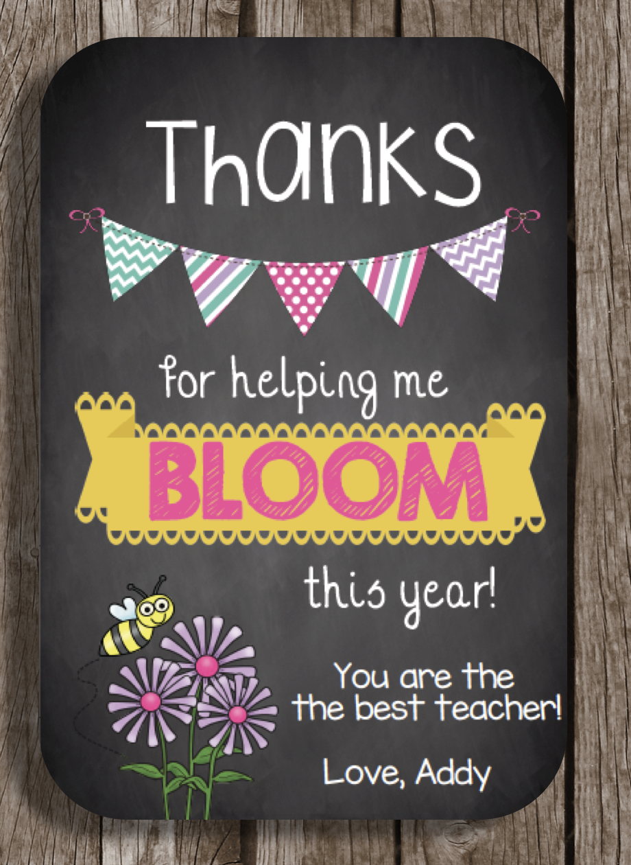 50% OFF SALE Teacher Appreciation Gifts Printable Card Editable Instant ...