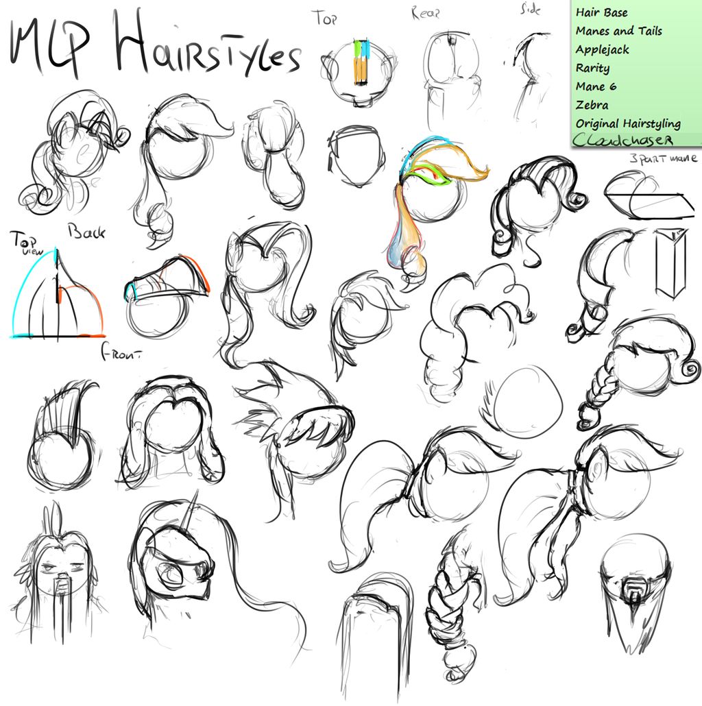 mlp-bases-mane-my-little-pony-desenhos-tipos-de-desenhos-desenho-de-mang