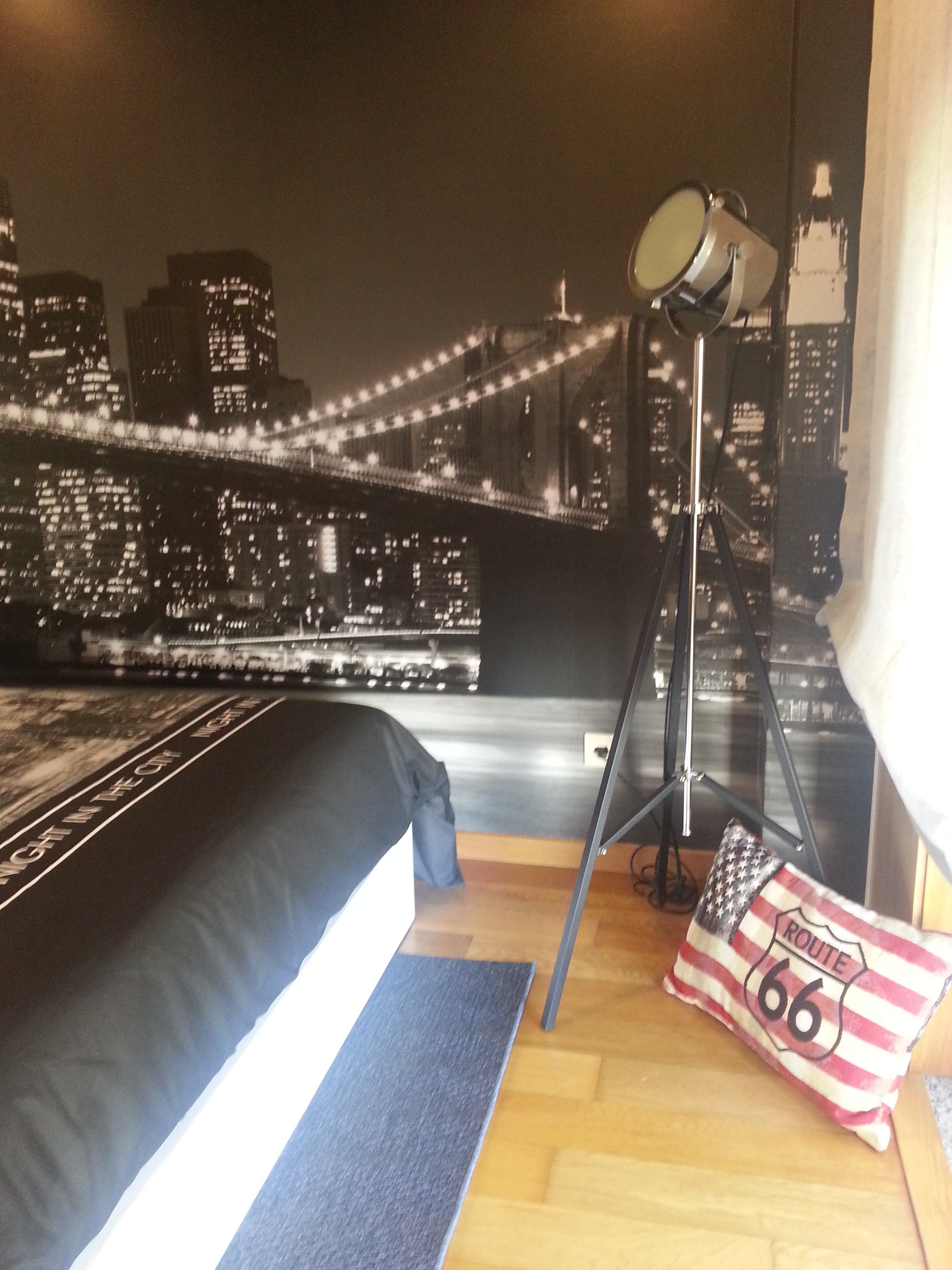 My Teenage Son's New York Themed Bedroom