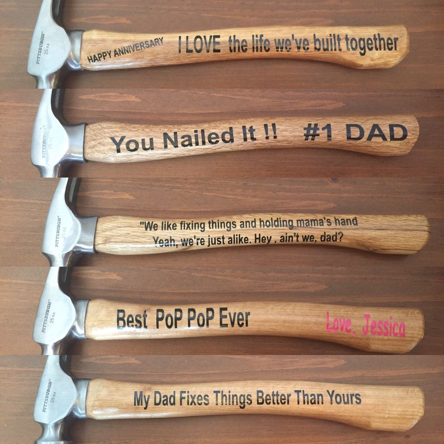 Personalized Fathers Day Gift - Homemade Creations