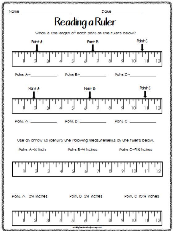 Linear Measurement - Ashleigh's Education Journey | Reading a ruler ...