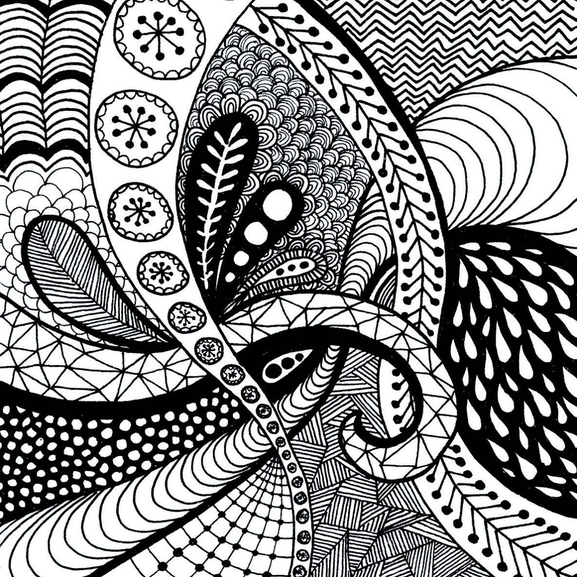 Zentangle Printable Patterns