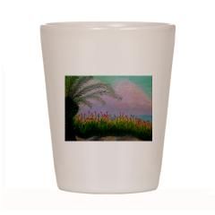 COLORFUL CLEARWATER FLORIDA Shot Glass | CafePress